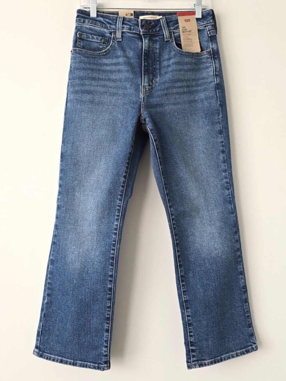 Levi's 725 Kick Bootcut Jeans 29 Medium Wash NWT